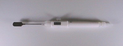 Vacuum Wand (Air Pincette) for Silicon Wafer Processing: The wafer wand body can be easily detached from the tubing. ESD tweezers and vacuum pencils for SMD components available. PTFE Vacuum Tweezers for 4-inch Semiconductor Silicon Wafer Processing