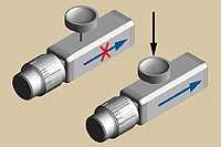 Vacuum Wand (Vacuum Pen) Normally Closed Valve: Push the button to pick up the wafer. ESD safe tweezers and vacuum pens for SMD/die handling available.